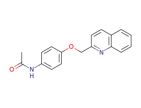 Molecular Structure of 105326-63-4 (Acetamide, N-[4-(2-quinolinylmethoxy)phenyl]-)