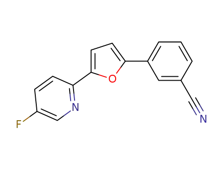 Benzonitrile, 3-[5-(5-fluoro-2-pyridinyl)-2-furanyl]-
