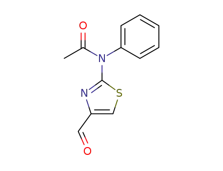 N-(4-formyl-1,3-thiazol-2-yl)-N-phenylacetamide