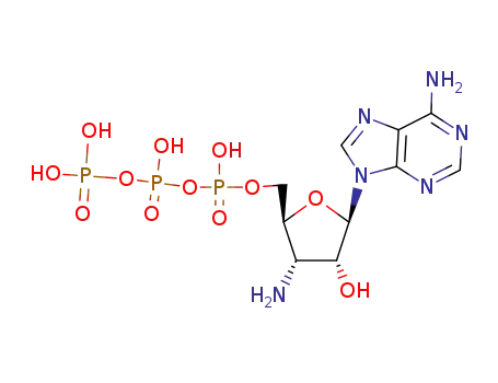 Molecular Structure of 4209-30-7 (Adenosine 5'-(tetrahydrogen triphosphate), 3'-amino-3'-deoxy-)