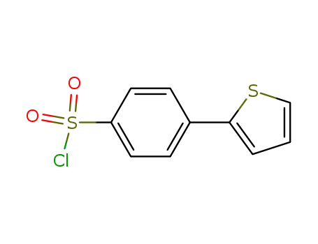 Molecular Structure of 209592-91-6 (4-(2-Thienyl)benzenesulfonyl chloride, 96%)