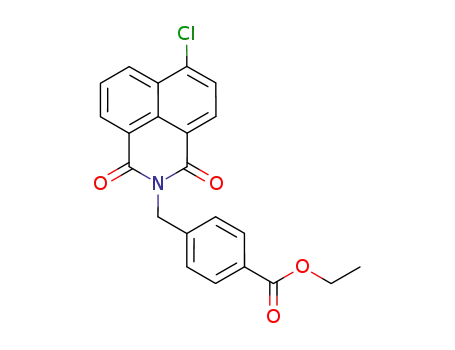 4-(4-chloro-naphthalimidyl-methyl)benzoic acid ethyl ester