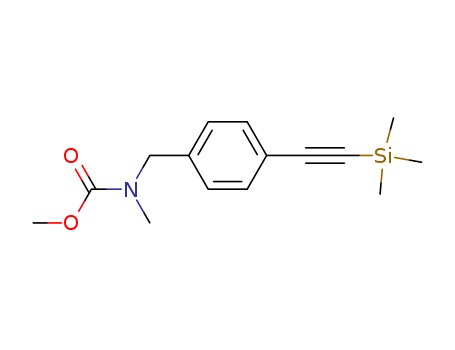 methyl (4-trimethylsilanylethynyl-benzyl)-carbamic acid methyl ester