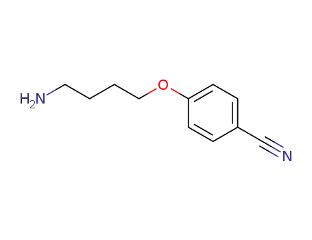Molecular Structure of 752965-45-0 (Benzonitrile, 4-(4-aminobutoxy)- (9CI))