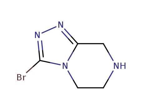 3-bromo-5,6,7,8-tetrahydro-[1,2,4]triazolo[4,3-a]pyrazine hydrochloride