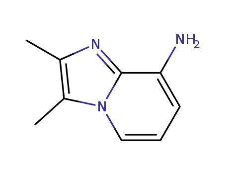 Molecular Structure of 119858-51-4 (Imidazo[1,2-a]pyridin-8-amine, 2,3-dimethyl-)