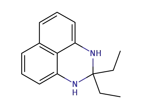 Molecular Structure of 43057-66-5 (2,2-diethyl-2,3-dihydro-1H-perimidine)