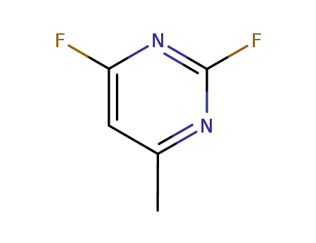 Molecular Structure of 696-80-0 (Pyrimidine, 2,4-difluoro-6-methyl- (7CI,8CI,9CI))