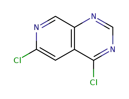 Molecular Structure of 171178-48-6 (4,6-DICHLOROPYRIDO[3,4-D]PYRIMIDINE)