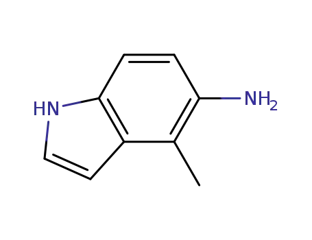 Molecular Structure of 196205-06-8 (4-Methyl-5-aminoindole)