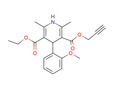 59880-31-8,ethyl prop-2-yn-1-yl 4-(2-methoxyphenyl)-2,6-dimethyl-1,4-dihydropyridine-3,5-dicarboxylate,