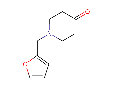 Molecular Structure of 41661-55-6 (1-(2-furylmethyl)piperidin-4-one)