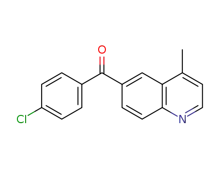 (4-chlorophenyl)(4-methyl-6-quinolinyl)-methanone