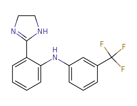 Molecular Structure of 83265-70-7 (2-(2-(3-trifluoromethylphenylamino)-phenyl)-2-imidazoline)
