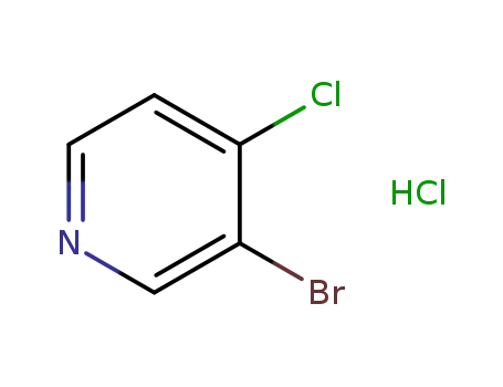 Molecular Structure of 181256-18-8 (3-BROMO-4-CHLOROPYRIDINE HCL)