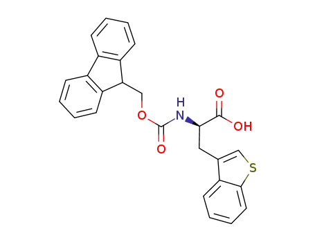 Molecular Structure of 177966-61-9 (FMOC-D-3-BENZOTHIENYLALANINE)
