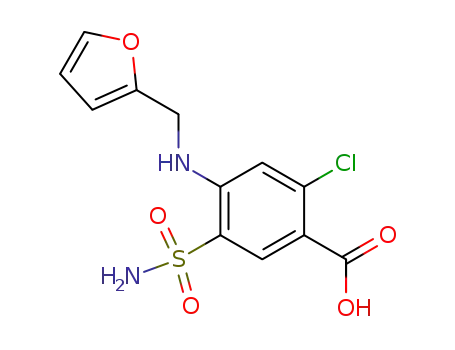 Molecular Structure of 4818-59-1 (Iso Furosemide)