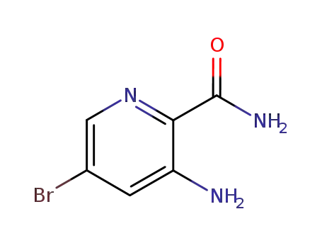 Molecular Structure of 669066-89-1 (3-AMINO-5-BROMOPYRIDINE-2-CARBOXAMIDE)