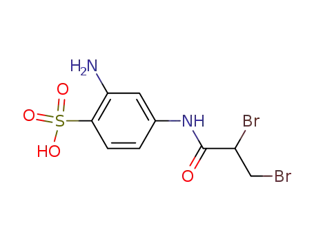 Benzenesulfonic acid, 2-amino-4-[(2,3-dibromo-1-oxopropyl)amino]-