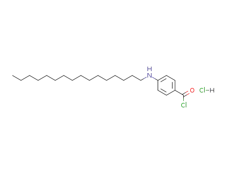 Benzoyl chloride, 4-(hexadecylamino)-, hydrochloride
