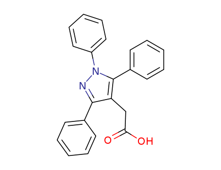 1H-Pyrazole-4-aceticacid, 1,3,5-triphenyl-