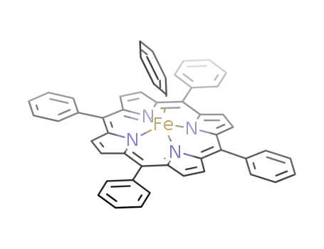 Molecular Structure of 70936-44-6 (Fe(tetraphenylporphyrinate)C<sub>6</sub>H<sub>5</sub>)