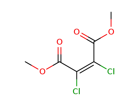 Molecular Structure of 1114-23-4 (dimethyl (2Z)-2,3-dichlorobut-2-enedioate)