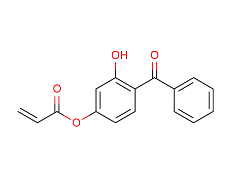Molecular Structure of 15419-94-0 (2-Hydroxy-4-acryloyloxybenzophenone)
