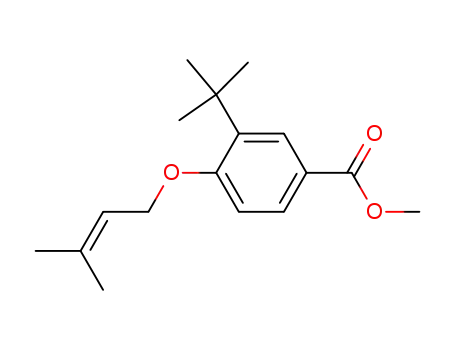 3-tert-butyl-4-[(3-methylbut-2-en-1-yl)oxy]benzoic acid methyl ester