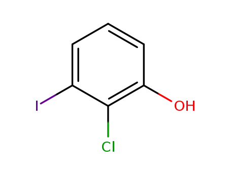 Molecular Structure of 666727-31-7 (2-Chloro-3-iodophenol)