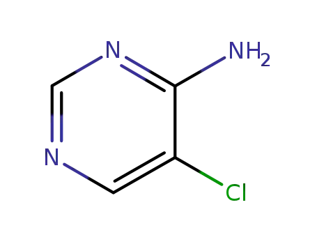 Molecular Structure of 101257-82-3 (4-Pyrimidinamine, 5-chloro- (9CI))