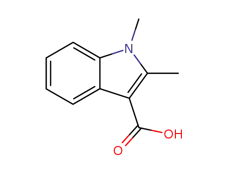 Molecular Structure of 20357-15-7 (1,2-DIMETHYLINDOLE-3-CARBOXYLIC ACID)