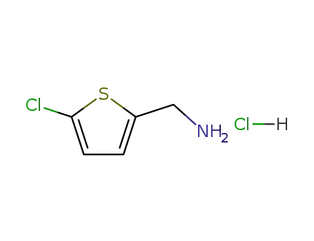 Molecular Structure of 548772-41-4 ((5-chlorothiophen-2-yl)methanamine hydrochloride)