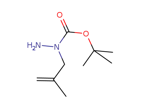 Molecular Structure of 1005794-49-9 (tert-butyl 1-(2-methylallyl)hydrazinecarboxylate)