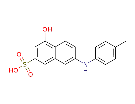 Molecular Structure of 6259-57-0 (4-HYDROXY-7-P-TOLUIDINO-2-NAPHTHALENESULFONIC ACID)