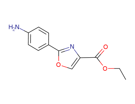 2-(4-aminophenyl)-4-Oxazolecarboxylic acid ethyl ester