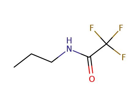 Molecular Structure of 10056-69-6 (2,2,2-Trifluoro-N-propylacetamide)