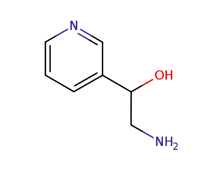Molecular Structure of 92990-44-8 (2-AMINO-1-PYRIDIN-3-YL-ETHANOL)