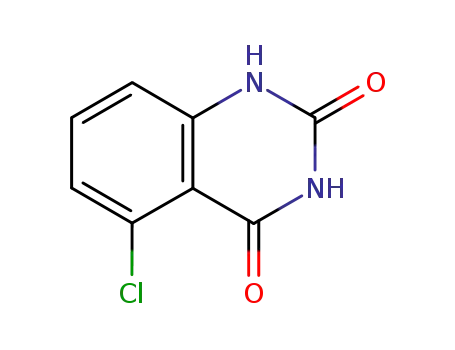 Molecular Structure of 78754-81-1 (5-chloroquinazoline-2,4-diol)