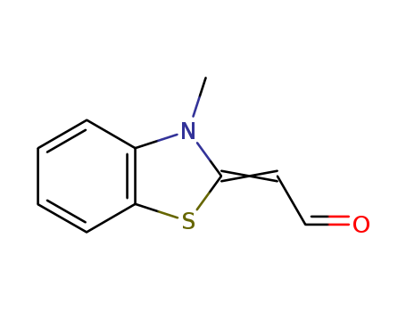 Acetaldehyde, (3-methyl-2(3H)-benzothiazolylidene)-
