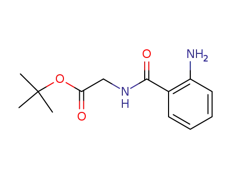 Molecular Structure of 855997-66-9 (Glycine, N-(2-aminobenzoyl)-, 1,1-dimethylethyl ester)