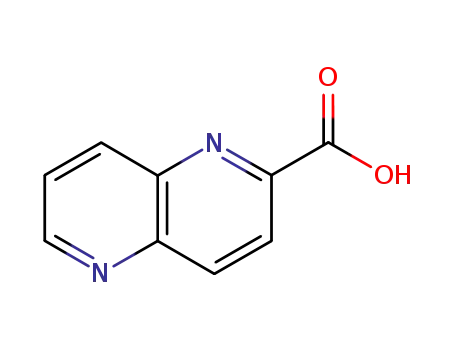 Molecular Structure of 49850-62-6 (1,5-NAPHTHYRIDINE-2-CARBOXYLICACID)