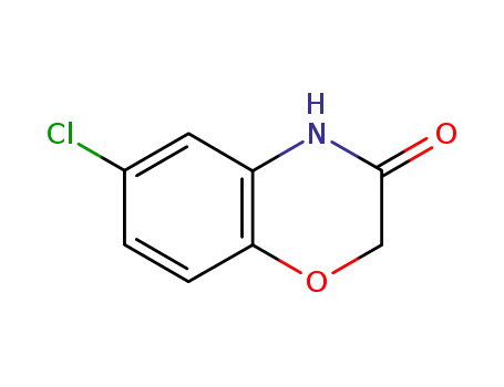 Molecular Structure of 7652-29-1 (6-CHLORO-2H-1,4-BENZOXAZIN-3(4H)-ONE)