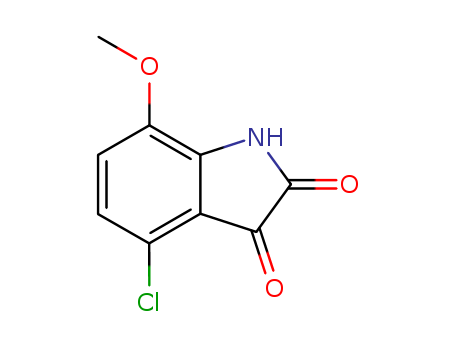4-Chloro-7-methoxyisatin