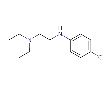 Molecular Structure of 5427-35-0 (N-(4-chlorophenyl)-N,N-diethyl-ethane-1,2-diamine)