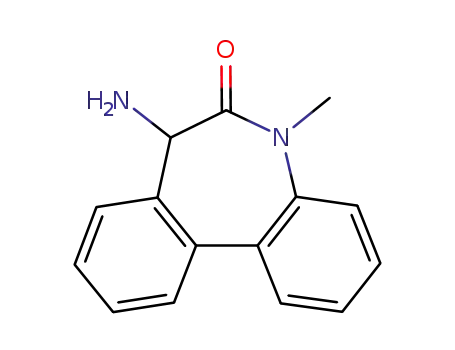 Molecular Structure of 213024-76-1 (6H-Dibenz[b,d]azepin-6-one, 7-amino-5,7-dihydro-5-methyl-)