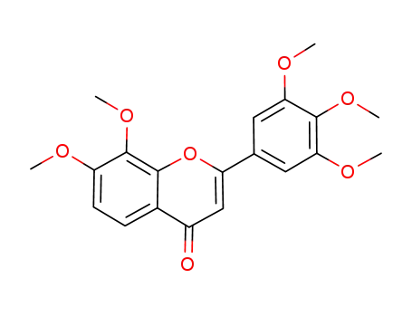4H-1-Benzopyran-4-one, 7,8-dimethoxy-2-(3,4,5-trimethoxyphenyl)-