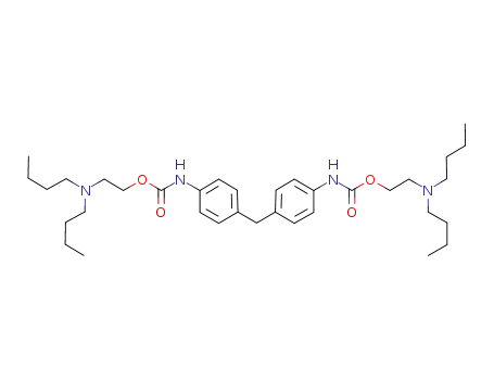 Molecular Structure of 939402-96-7 (4,4'-methylenebis(phenyl-carbamic acid 2-[bis-butyl-amino]-ethyl ester))
