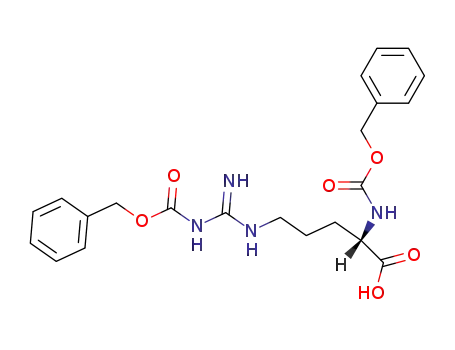 Molecular Structure of 53934-75-1 (NALPHA,NOMEGA-DICARBOBENZOXY-L-ARGININE)