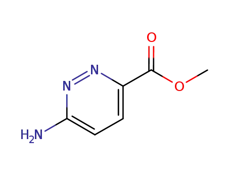 Molecular Structure of 98140-96-6 (3-Pyridazinecarboxylicacid,6-amino-,methylester(6CI,9CI))
